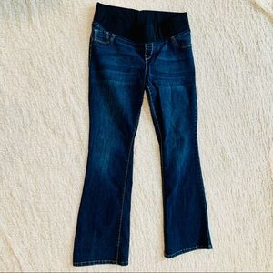 Old Navy Maternity Slim Boot Low Panel Denim Jean